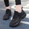thumbnail image 6 of Women's Breathable Mesh Sneakers Fashion Lace Up Comfortable Lightweight Walking Shoes For Ladies Casual Athletic Footwear, 6 of 9