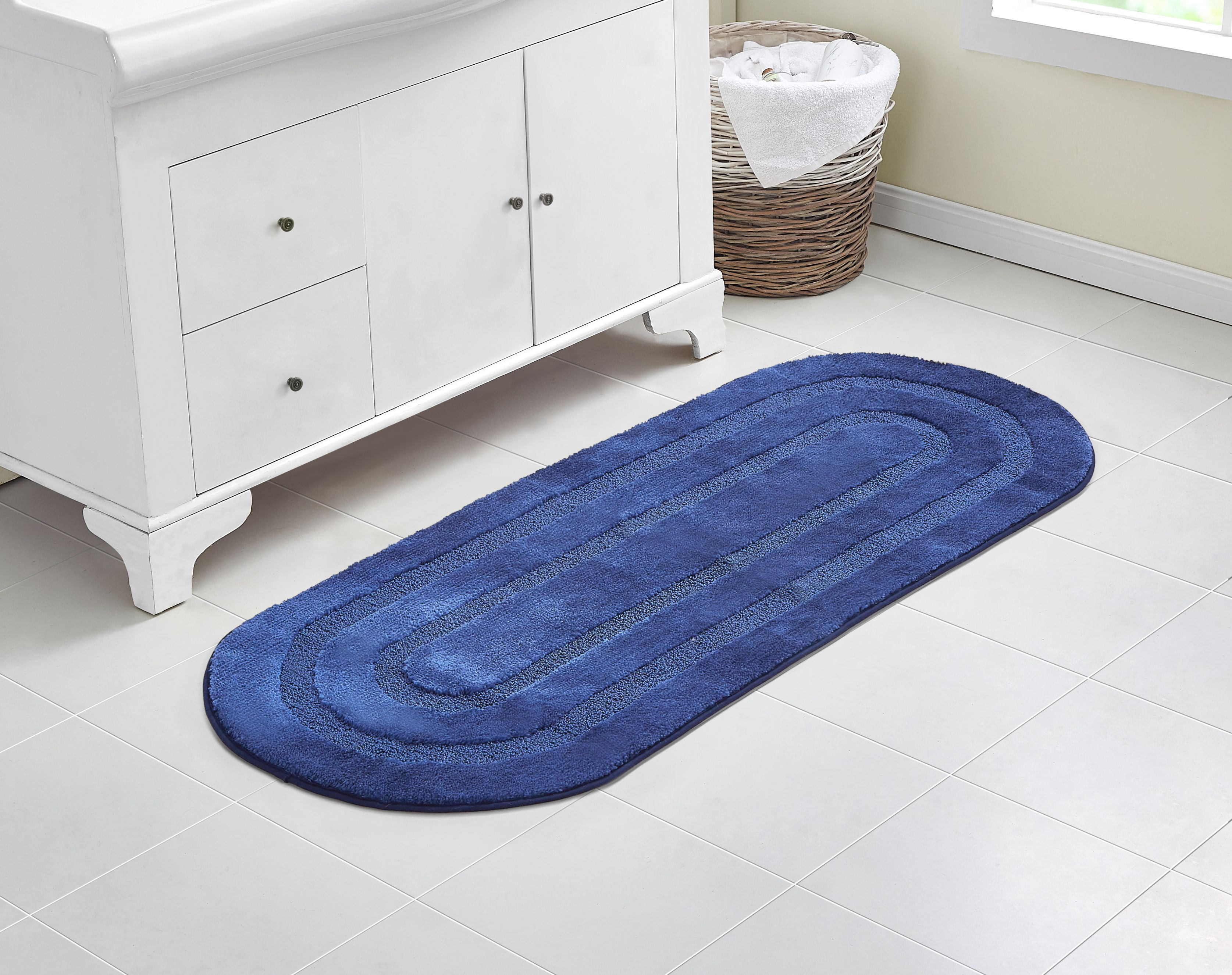 Vcny Home Bailey Oval Bath Runner Rug