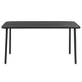 thumbnail image 2 of vidaXL Garden Table Dark Grey 150x90x72 cm Steel, 2 of 4