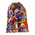 thumbnail image 4 of El Asombroso Circo Digital Bolsa de regalo con cierre de cinta navideño para decoración de Navidad, 20 cm × 31 cm., 4 of 6