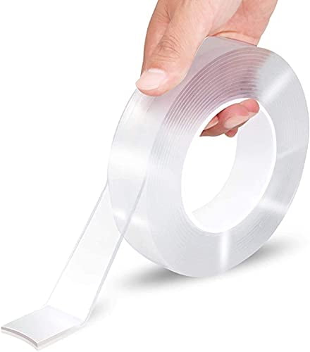 Ezlifego Double Sided Tape Heavy Duty 9 85ft Multipurpose Removable Mounting Tape Adhesive Grip Washable Strong Sticky Wall Tape Strips Transparent Tape Poster Carpet Tape For Paste Items Household Walmart Com