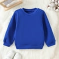 thumbnail image 2 of Yammkia Boys Printed Sweatshirt Boy's Big Cotton Crewneck Fleece Closure Sweatshirt Size 5T 6T (Blue,5-6 Years), 2 of 7