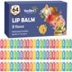 thumbnail image 1 of Bálsamo labial YesBes, paquete de 64 unidades, natural, con vitamina E y aceite de coco, 1 of 9