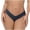 Dark Blue, variant on Womens Seamless Low Cut Thong, V Shaped Comfortable Casual Yoga Briefs Womens Tummy Underwear L