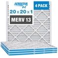 thumbnail image 7 of Aerostar 20x20x1 (4 Pack) MERV 13 AC Furnace Air Filter, Pleated HVAC Filter, MPR 1900 FPR 10, Allergen Defense, 4-Pack, Made in USA, 7 of 7