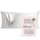 thumbnail image 1 of Kitsch Satin Pillowcase with Zipper for Hair and Skin, Softer Than Silk Pillow Cases King, Cooling Pillow Covers, Machine Washable, Wrinkle-Free, Smooth Satin Pillow Cases King Size 19"x36" (Silver), 1 of 4