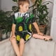 thumbnail image 4 of Balery big farm tractor Conjunto de Pijama Infantil de Manga Corta con Estampado – Ropa de Dormir de Algodón Suave-4X-Large, 4 of 6