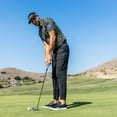 thumbnail image 2 of Men's adidas Regular-Fit Jacquard Polo - Men's Golf Polo Shirt For Comfortable Play - Small (S), 2 of 3