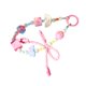 thumbnail image 4 of Correa de teléfono con cuentas, portátil, creativa, regalo para mujer, adorno colgante, correa de muñeca Rosa, 4 of 9