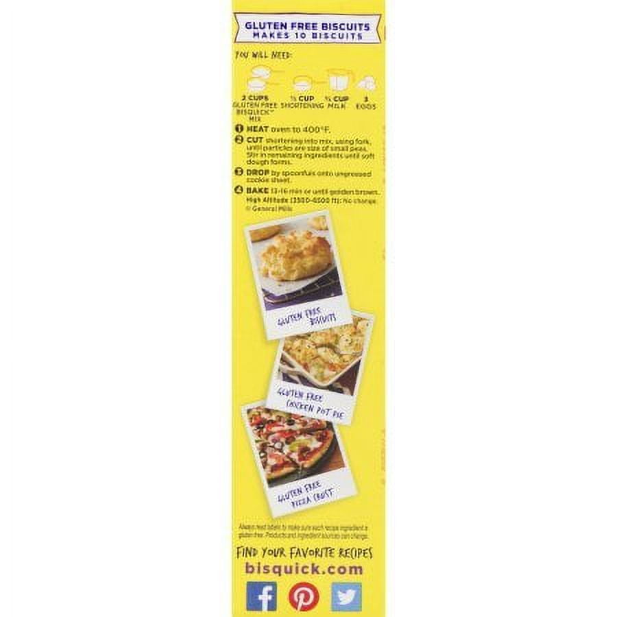 Betty Crocker Bisquick Baking Mix, Gluten Free Pancake and Baking Mix, 16 Oz Box (Pack of 2)