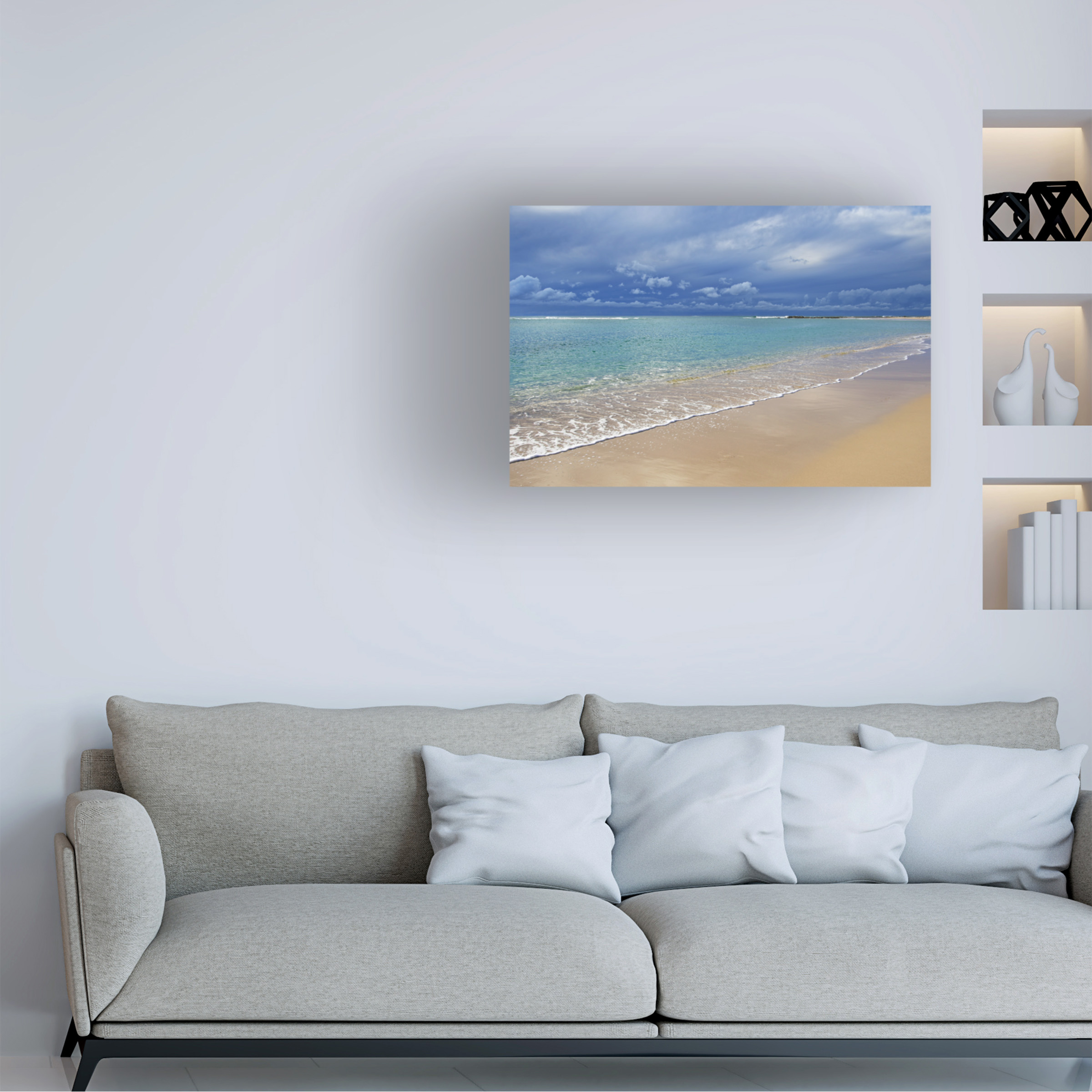 Beata Czyzowska Young 'All you need is the beach 4' Canvas Art