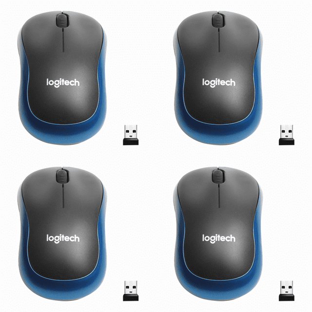 M185 Ratón Inalámbrico 2 4 GHz 1000DPI Ratones Ópticos 3 Botones () Azul
