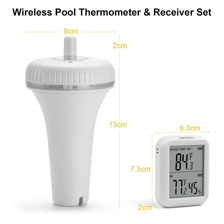 INKBIRD Wireless Floating Pool Thermometer Waterproof Temperature Humidity  Monitor 3 Channels For Swimming Pool Hot Tubs - AliExpress