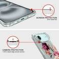 thumbnail image 5 of CoverON Phone Design For Apple iPhone 17 Air Case, Clear Flexible Soft Rubber Slim TPU Cover, Peony Flower, 5 of 8