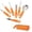B, variant on Nnndbs Halloween Pumpkin Carving Tool Set, 10PCS Stainless Steel Carving Tools with 20 Stencils for Jack O Lantern DIY, Pumpkin Carving Kit