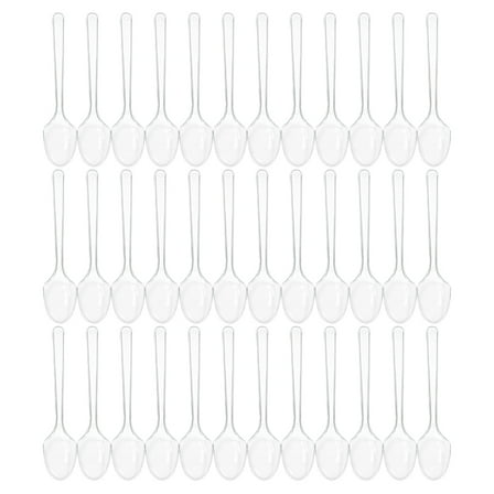 Viveous 200pcs Disposable Spoons Plastic Tableware Eating Tools for Dessert Ice Cream