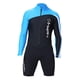 thumbnail image 5 of Traje de buceo elástico Mujer Mono Traje de baño Neopreno Nylon Trajes de neopreno a prueba de arañazos Negro Azul S kusrkot traje de neopreno, 5 of 8