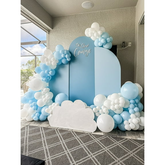 DIY Cloud Garland Kit, Kids Birthday, Baby Shower, Bachelorette, Bridal Shower, Blue White