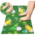 thumbnail image 4 of Coolnut Saint Patrick Day Bathroom Rugs Bath Mat 39 x 20 Inch Non-Slip Extra Soft and Absorbent Shaggy Bath Carpet for Tub, Shower, Bathroom Home Decor Gifts, 4 of 7