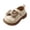 White -AF06, variant on Domzle Toddler Little Girl Mary Jane Dress Shoes Flats for Girl Party School Shoes Non-Slip Sole Wide Round Toe Pink