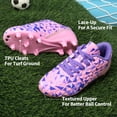 thumbnail image 2 of DREAM PAIRS Boys Girls Soccer Cleats Kids Football Shoes, 2 of 6