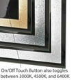 thumbnail image 2 of Dyconn Faucet Edison Crystal Wall Mounted LED Bathroom Mirror, 60"w X 35"h, 2 of 3