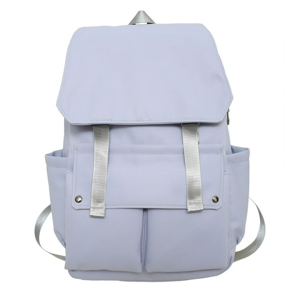 The New Korean Version Of Simple Casual Backpack Fashion Trend College Student Schoolbags Large -Capacity Couple Travel Backpack