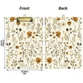 thumbnail image 5 of FORMRS Acrylic Clipboard with Low Profile Clip Standard A4 Letter Size, 12.5" x 9", Minimalist Flower Pattern, 5 of 8