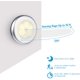 thumbnail image 4 of Luz con sensor de movimiento mejorada, luz nocturna LED inalámbrica a batería, luces para armario, luces para escaleras, luces de seguridad para pasillo, baño, dormitorio, cocina (blanco cálido), 4 of 5