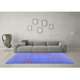 thumbnail image 3 of Ahgly Company Indoor Square Abstract Blue Contemporary Area Rugs, 7' Square, 3 of 4