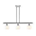 thumbnail image 4 of Innovations Lighting - White Venetian - 3 Light Stem Hung Island In Modern, 4 of 7