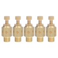 thumbnail image 2 of Pneumatic Muffler, Brass 5Pcs Air   1.0Mpa Easy Installation  For Filtering, 2 of 8