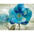thumbnail image 2 of Nan 18x15 Black Ornate Wood Framed with Double Matting Museum Art Print Titled - Blue Poppy Poem II, 2 of 4