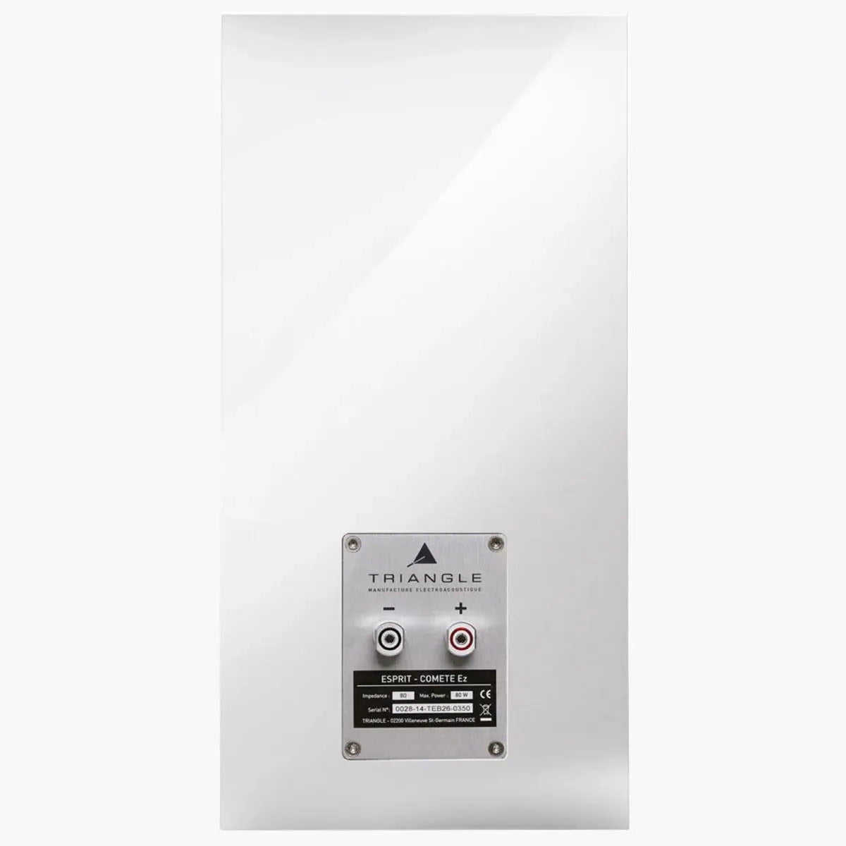Triangle Esprit Comete Ez Hi-Fi Bookshelf Speakers, White High Gloss, Pair