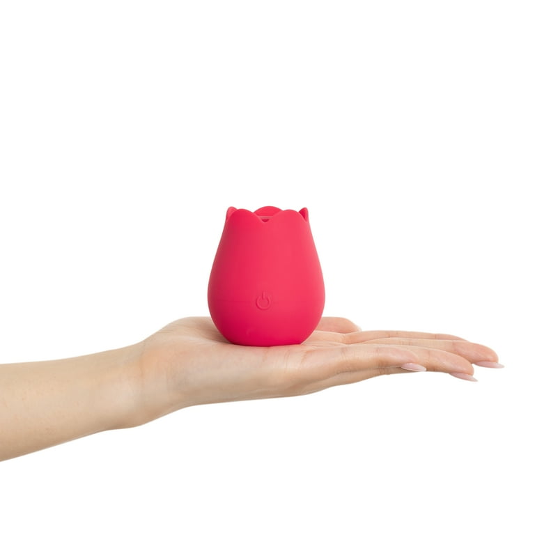 rose toy sold near me plusOne Clitoral Stimulating Rose Vibrator with USB Charging Cable, 10  Pulsing Settings, Waterproof