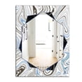 thumbnail image 3 of DESIGN ART Designart 'Marbled Diamond 17' Industrial Mirror - Printed Wall Mirror 27.5in.x39.5in., 3 of 5