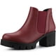 thumbnail image 1 of Botines Chelsea Allegra K de tacón Grueso borgoña 38 para Mujer, 1 of 7