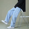 thumbnail image 2 of Men's Denim Wide-Leg Pants, 2 of 16