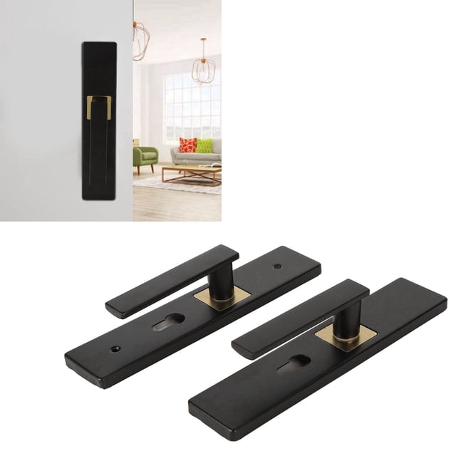 Cerradura Silenciosa Para Habitación, aleación De Aluminio, Resistente A Impactos, Deflector Grueso, Juego De Cerradura Para Dormitorio, Evita Robos, No Se Decolora Para El Hogar