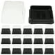 thumbnail image 2 of ColoMX 100 cajas para mini pasteles: caja para pastel de luna, recipientes individuales para cupcakes, soporte de plástico transparente para postres con tapas para magdalenas y galletas de 50 g., 2 of 7