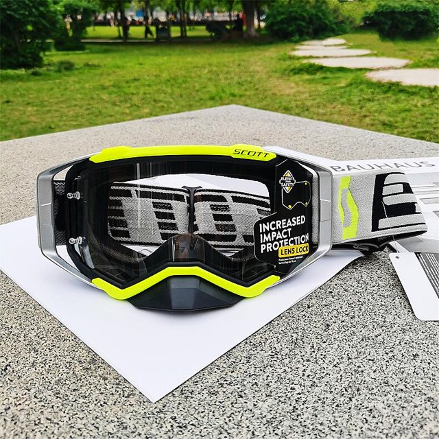 Casco De Motocicleta A Prueba De Viento Y Arena Últimas Gafas Coloridas huangjie unisex