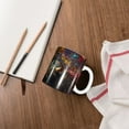 thumbnail image 4 of Disketp Colorful Bull Western Man Large Coffee Mug with Handle Tea Cup Novelty Coffee Cup for Men Women Office Work, 4 of 6