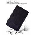 thumbnail image 6 of GSFY Case for Galaxy Tab S6 Lite 10.4 inch 2024/2022/2020, PU Leather Wallet Stand Protective Smart Shell with Pen Holder Auto Sleep Wake for Samsung Galaxy S6 Lite Tablet, Black Blocks, 6 of 7