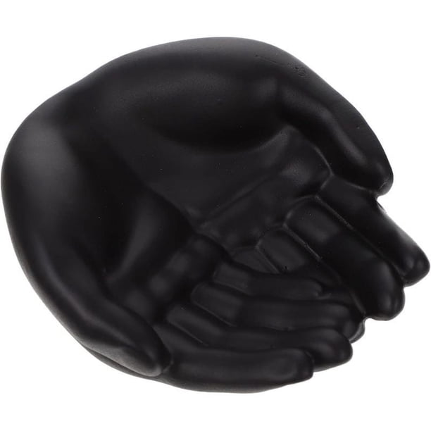 Plato de exhibición de joyas, plato de joyería de mano de Buda de resina, soporte para anillos, bandeja para anillos, llaves, plato, cuenco, organizador de joyas