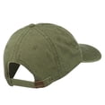 thumbnail image 4 of My Grandkids Love Me Embroidered Washed Cap - Olive Green OSFM, 4 of 5