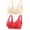 A Red, variant on Itsame 2PC Bras for Women's Full Support Everyday Casual Bra Set Standard Straps Wireless Comfort Bralette Red Size M