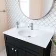 thumbnail image 4 of Design House Cultured Marble 37" x 22" Single Bowl Vanity Top with Backsplash and Single-Hole Mount, White, 4 of 22
