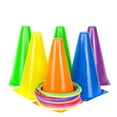 thumbnail image 4 of 16PCS Carnival Games Set Soft Plastic Ring Toss Game Sports Cones with Rings, 4 of 10