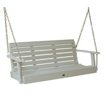 highwoodÂ® Eco-Friendly Recycled Plastic Weatherly Porch Swing, 4'