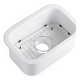 thumbnail image 1 of Pemberly Row Small 13"x19" Rectangle Fireclay Undermount or Drop In Prep Sink, 1 of 9